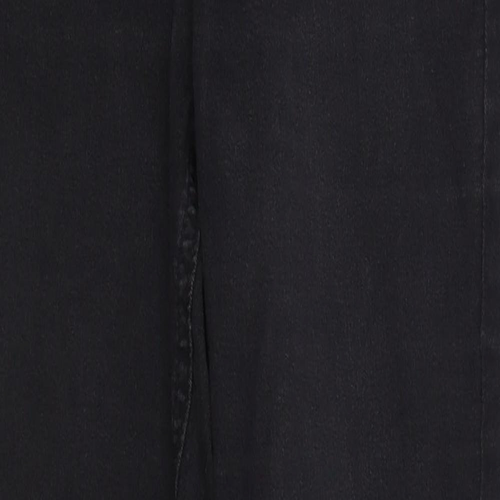 F&F Womens Black Cotton Jegging Jeans Size 10 L27 in Regular