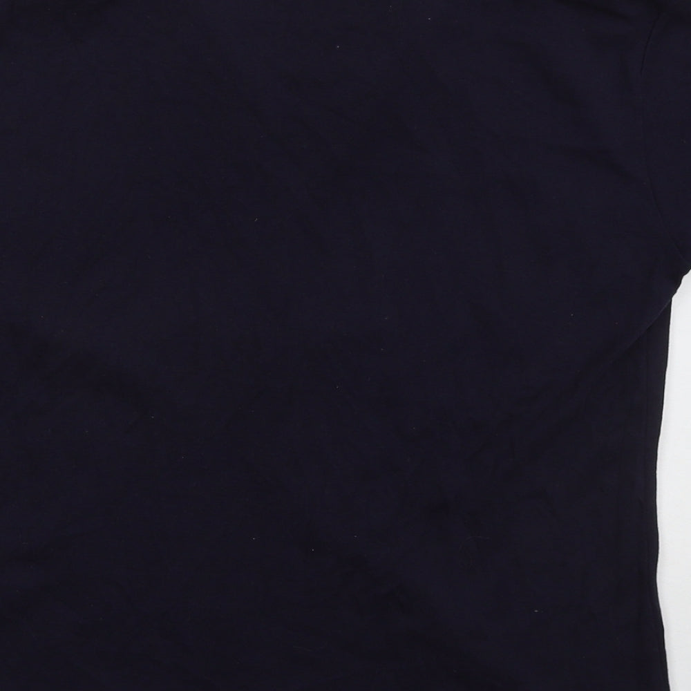 Dunnes Womens Blue Cotton Basic Polo Size 20 Collared