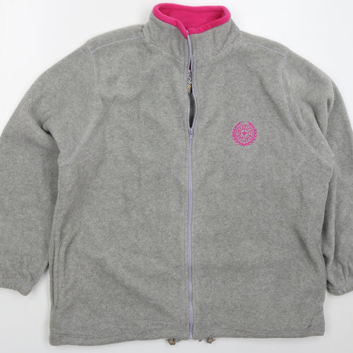 Mystify Womens Grey Jacket Size L Zip
