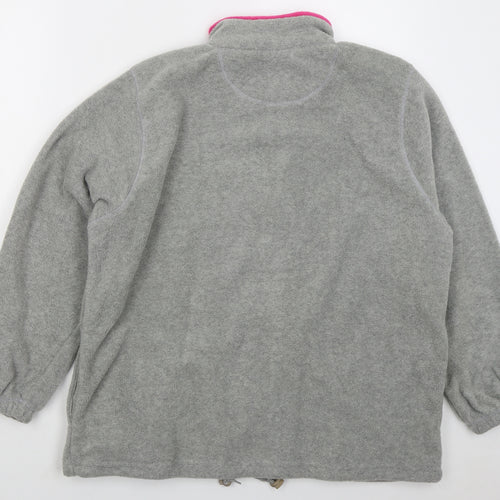 Mystify Womens Grey Jacket Size L Zip