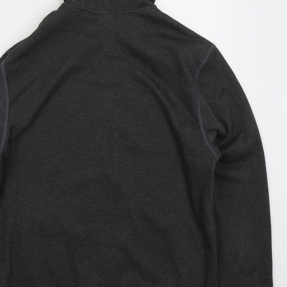 adidas Mens Grey Cotton Full Zip Hoodie Size M