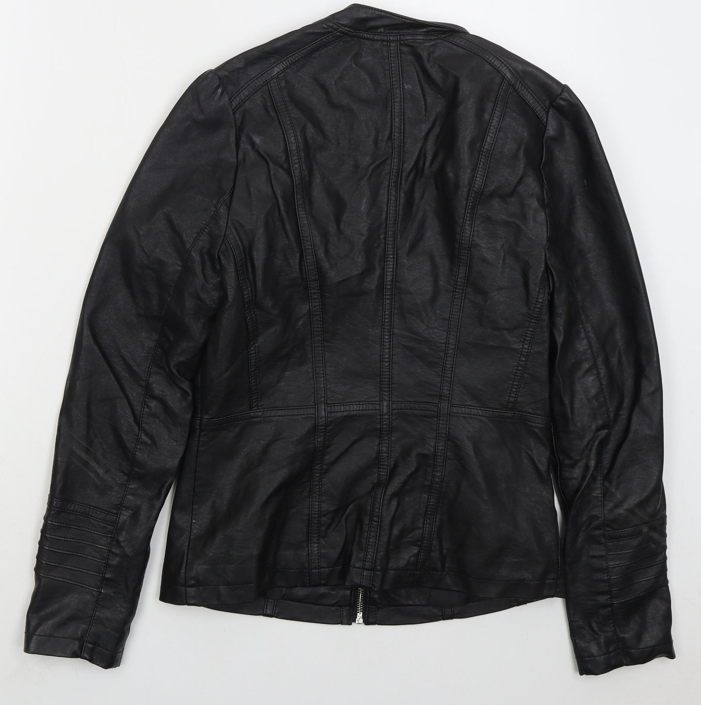 Wallis Womens Black Jacket Size 8 Zip