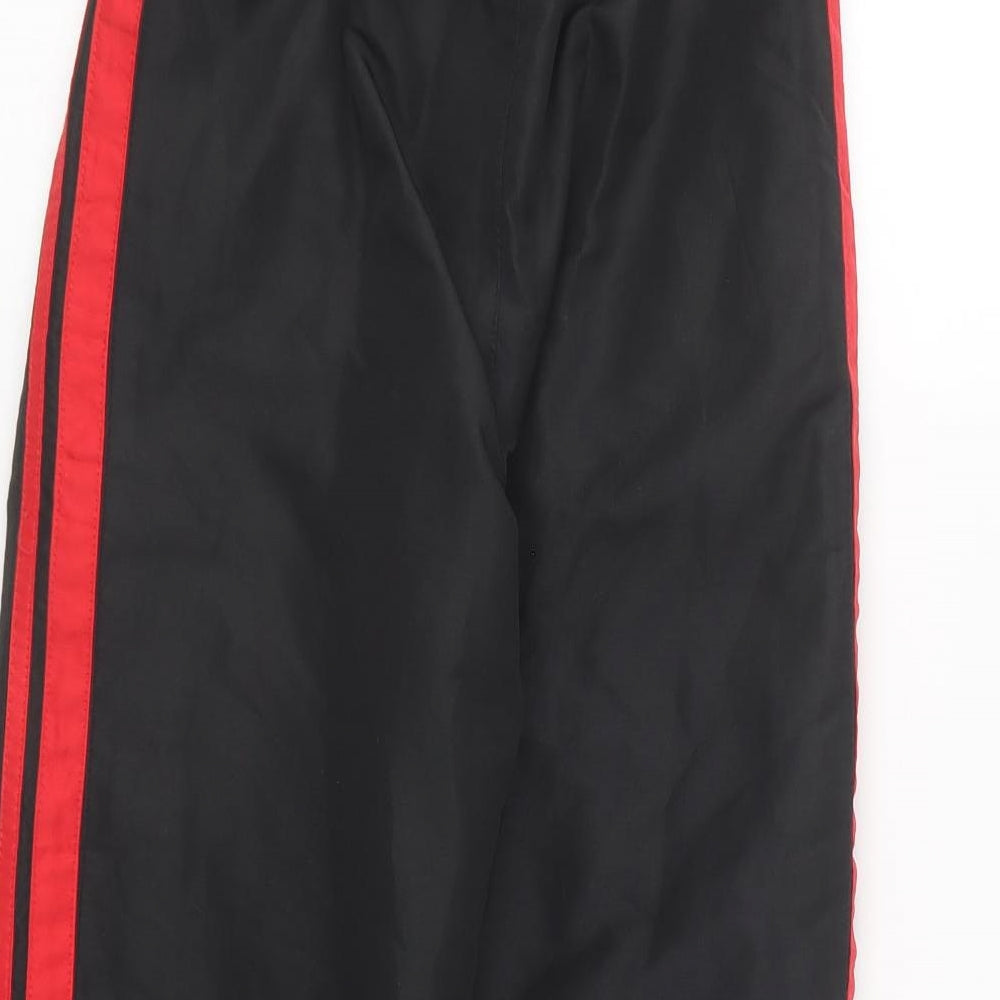 Lonsdale Boys Black Polyester Jogger Trousers Size 7-8 Years Regular