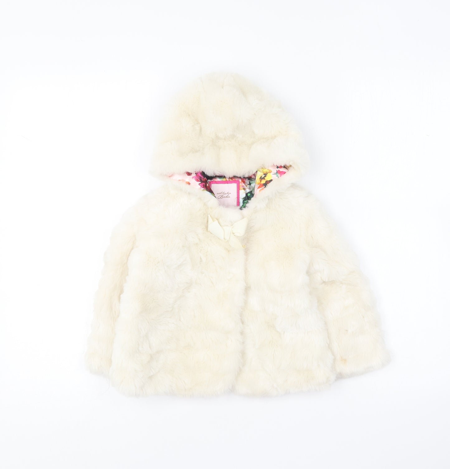 Debenhams Girls Ivory Jacket Size 2-3 Years
