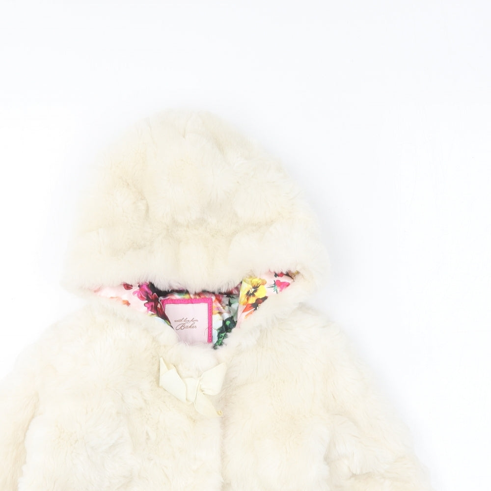 Debenhams Girls Ivory Jacket Size 2-3 Years