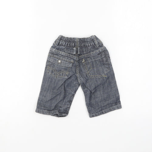 NEXT Baby Blue Cotton Capri Jeans Size 3-6 Months