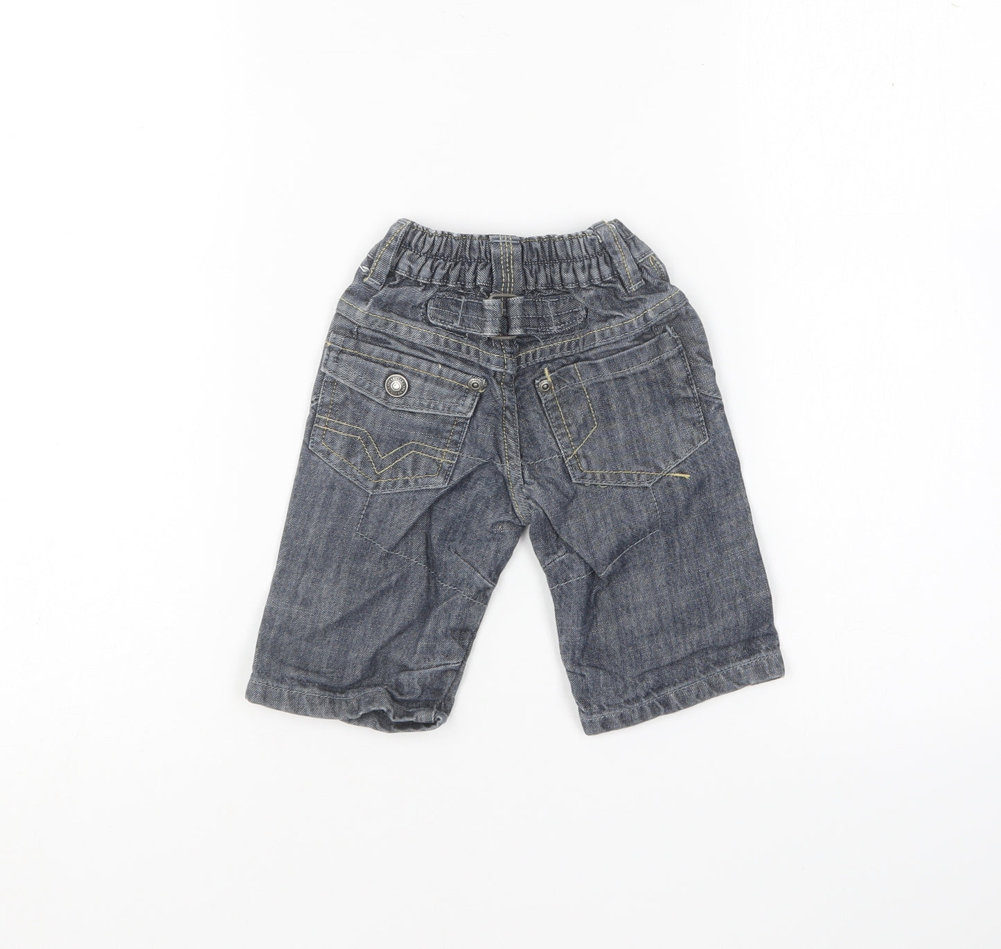 NEXT Baby Blue Cotton Capri Jeans Size 3-6 Months
