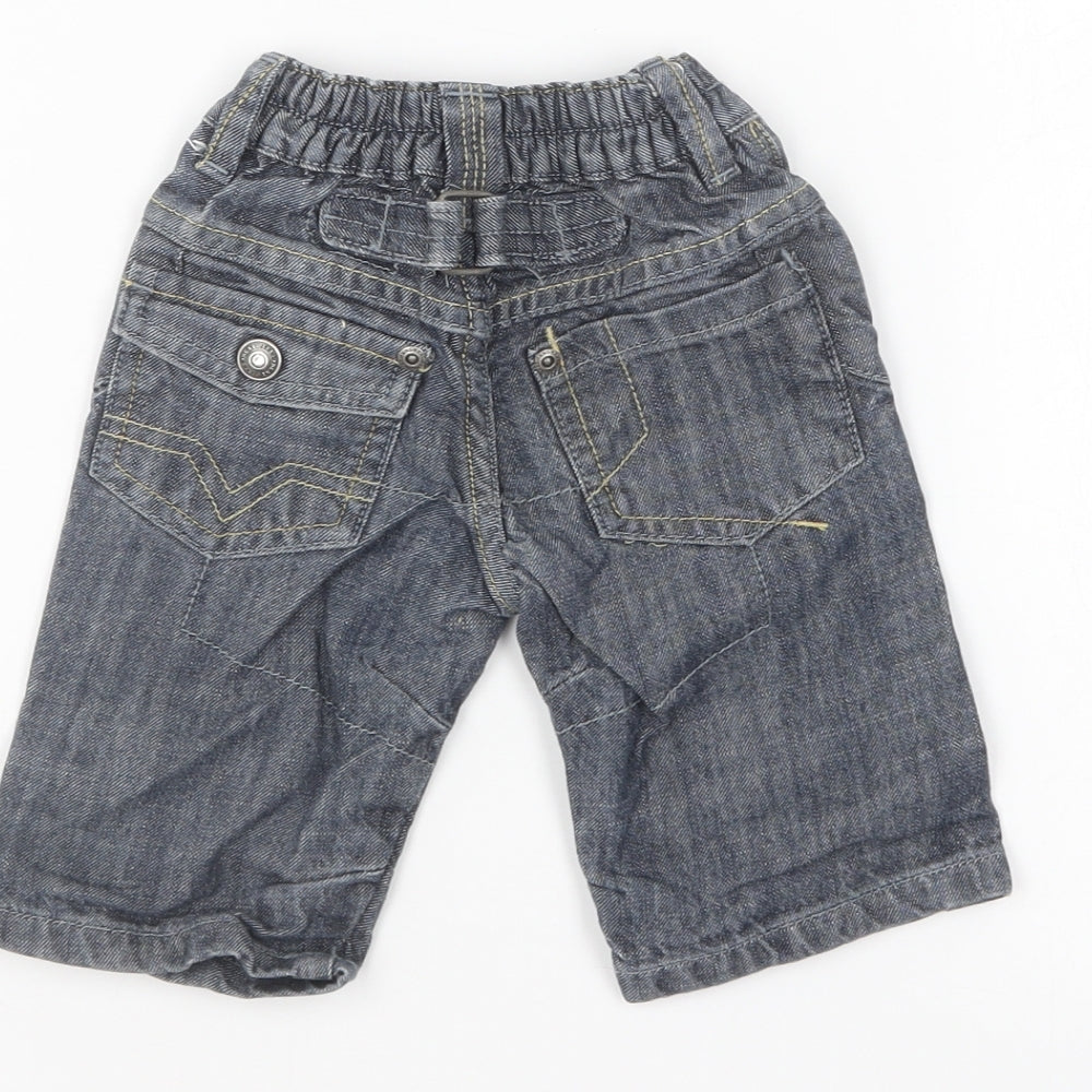 NEXT Baby Blue Cotton Capri Jeans Size 3-6 Months