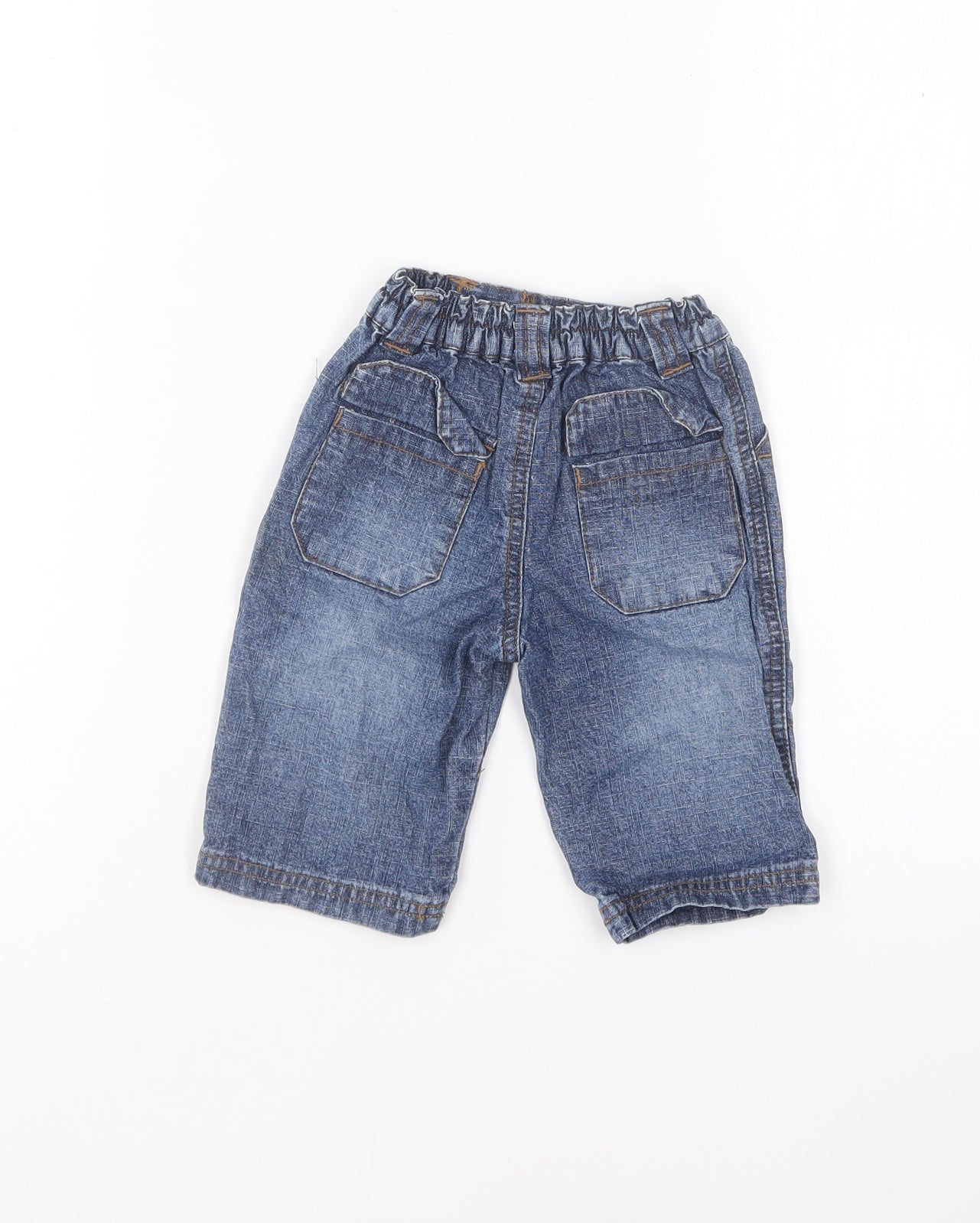 Dunnes Stores Baby Blue Cotton Capri Jeans Size 3-6 Months