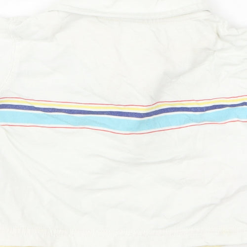 Dunnes Stores Baby White Cotton Basic Polo Size 0-3 Months Collared