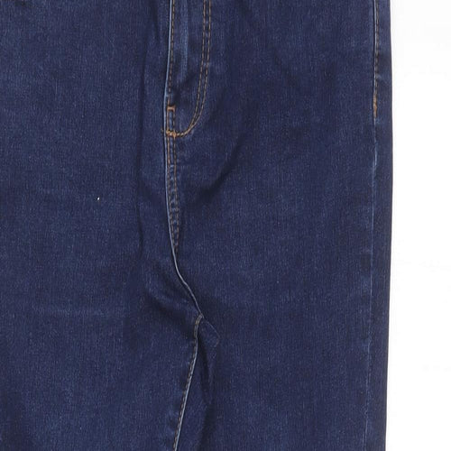 George Womens Blue Cotton Skinny Jeans Size 10 L24 in Regular