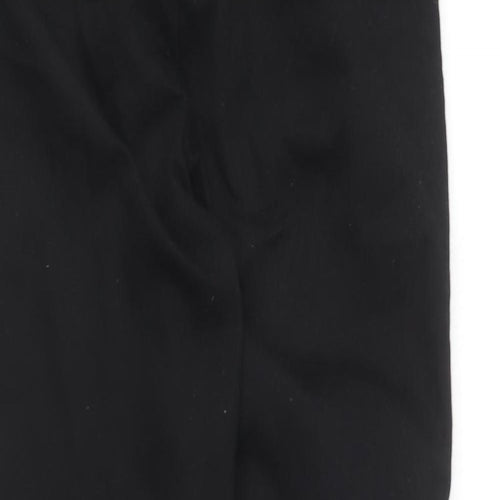 VILA Womens Black Cotton Jegging Trousers Size L L27 in Regular