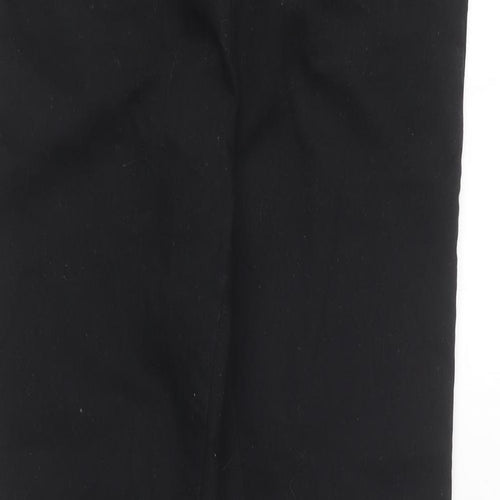VILA Womens Black Cotton Jegging Trousers Size L L27 in Regular