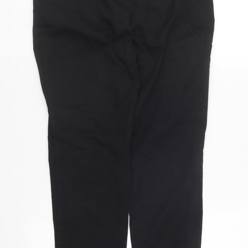 F&F Womens Black Cotton Skinny Jeans Size 10 L26 in Regular