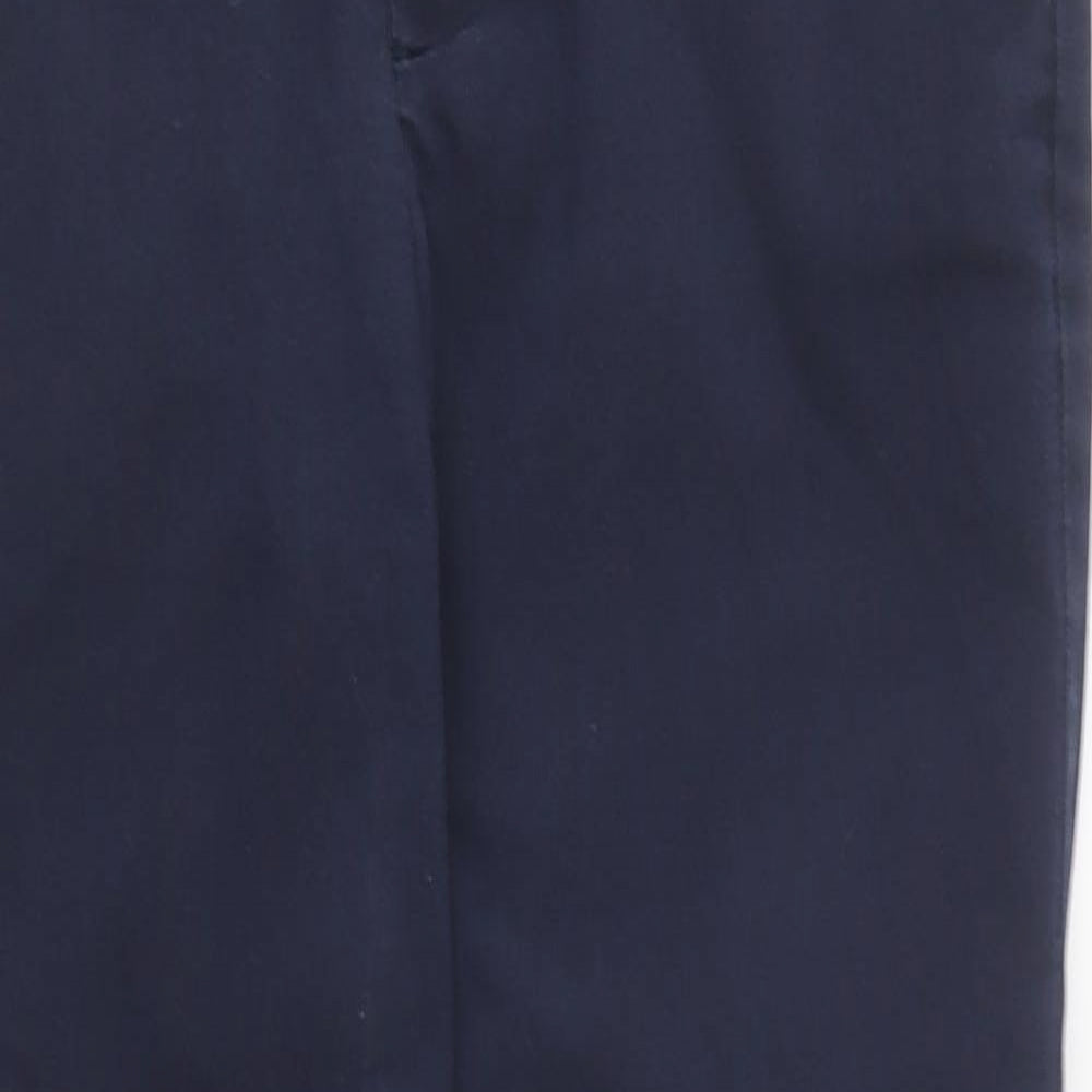 Mango Womens Blue Cotton Straight Jeans Size 6 L25 in Regular