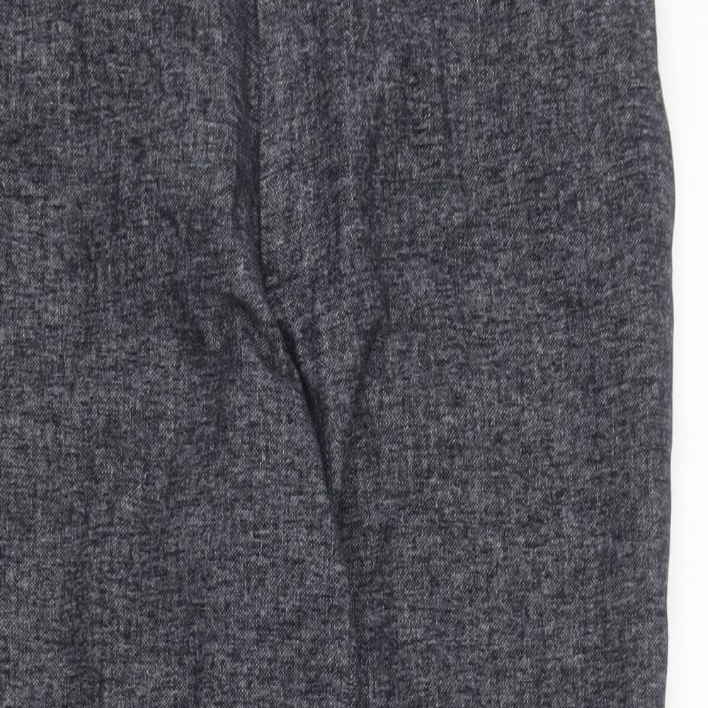 Cavani Womens Blue Polyester Trousers Size 36 in L27 in Regular