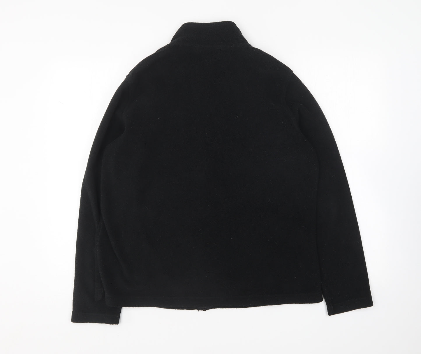 Dunnes Stores Womens Black Polyester Full Zip Sweatshirt Size L
