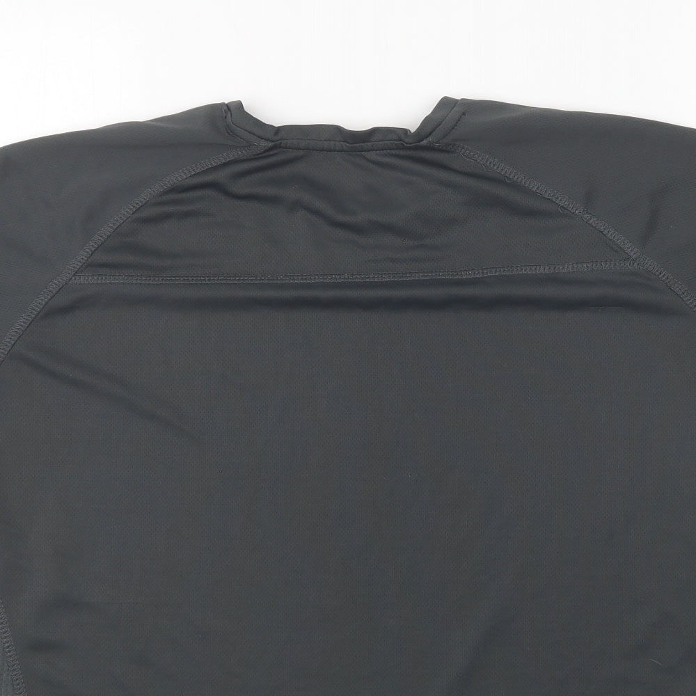 Primark Mens Grey Polyester Basic T-Shirt Size M Round Neck