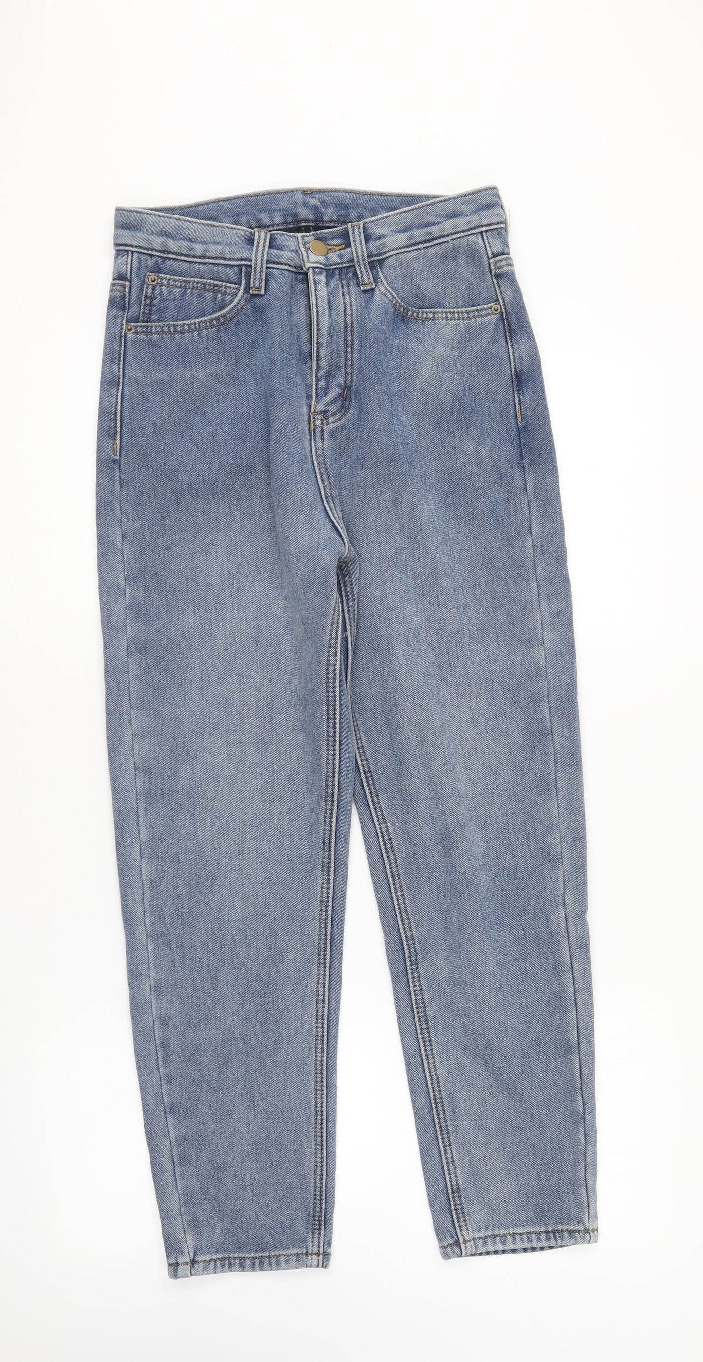 Dazy Womens Blue Cotton Mom Jeans Size M L25.5 in Regular