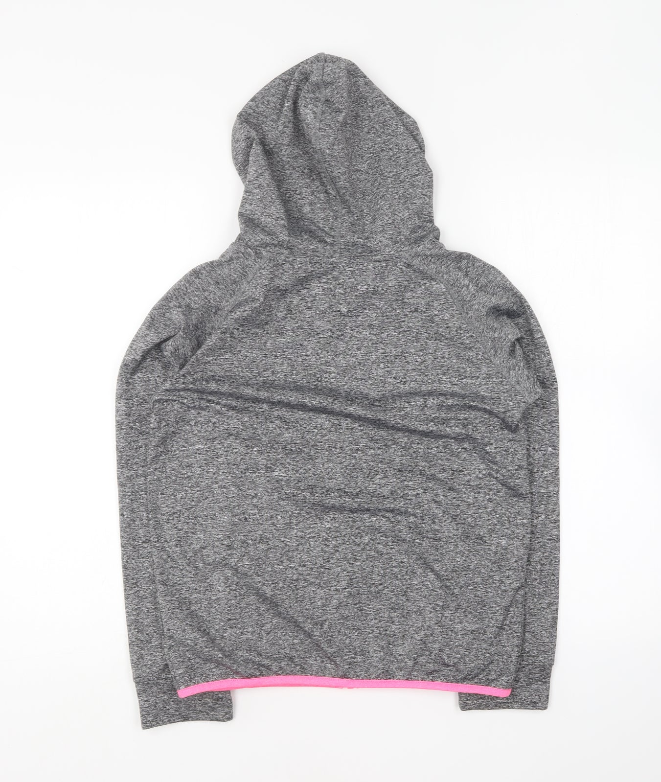 Dunnes Stores Womens Grey Polyester Full Zip Hoodie Size M