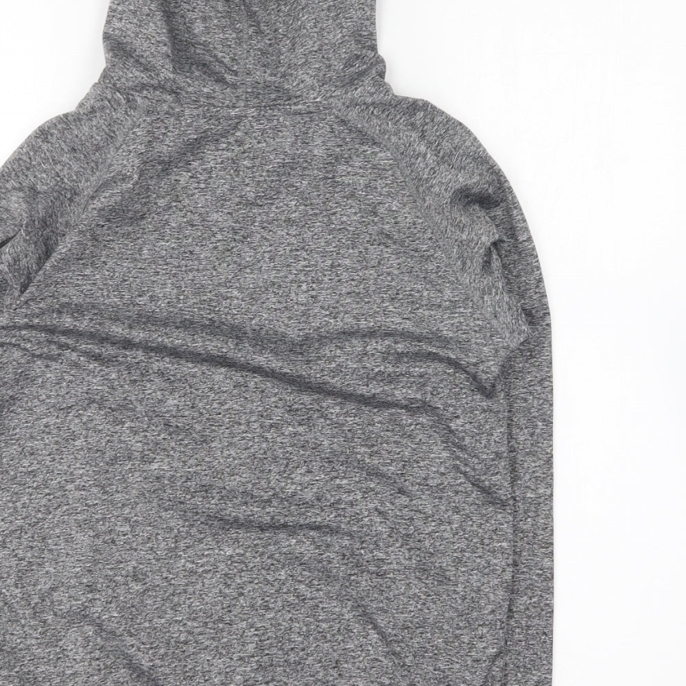 Dunnes Stores Womens Grey Polyester Full Zip Hoodie Size M
