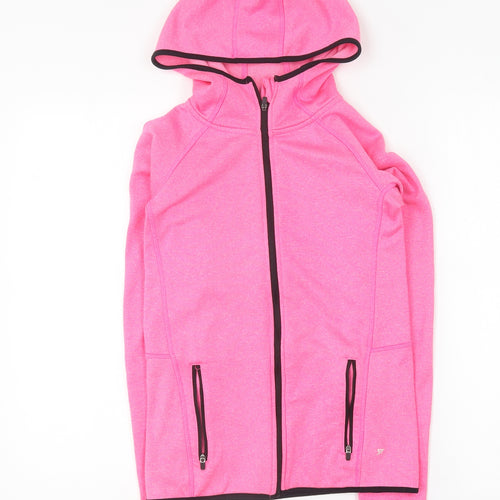 Atmosphere# Womens Pink Polyester Full Zip Hoodie Size 6
