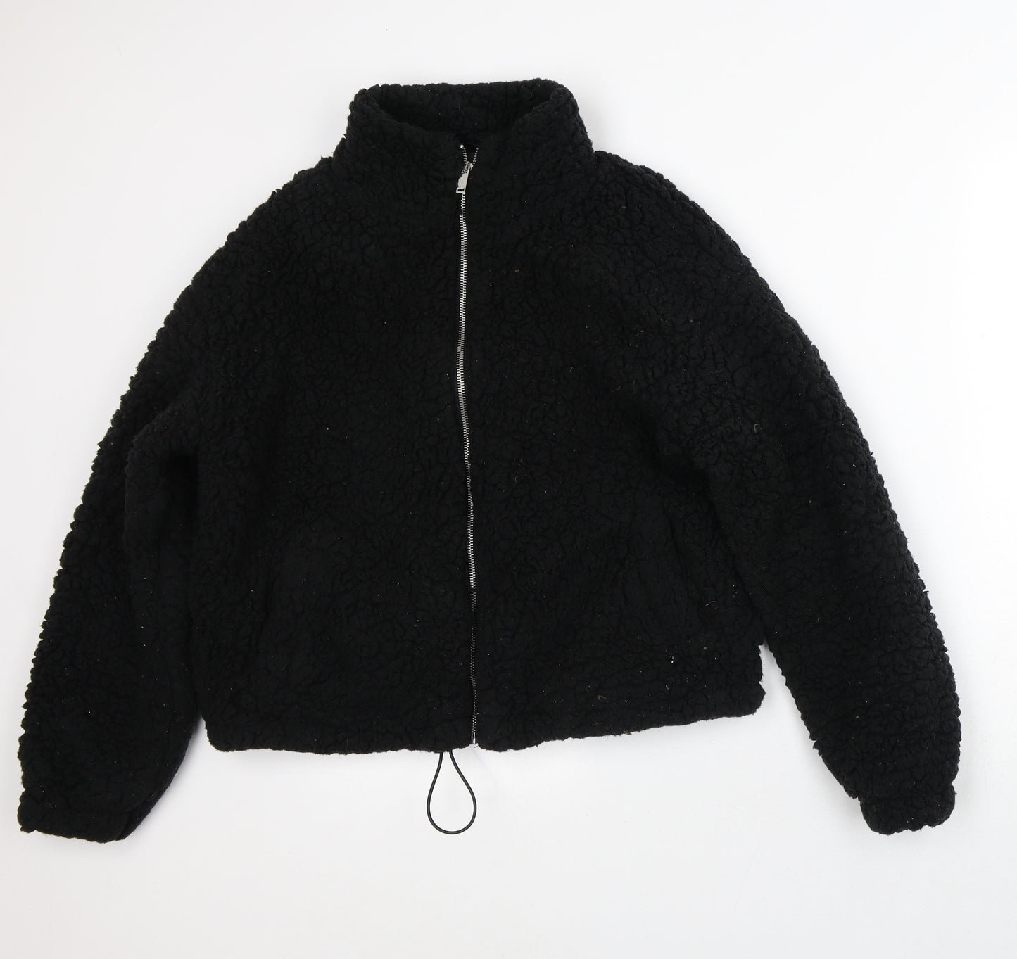 New Look Womens Black Jacket Size M - Fluffy