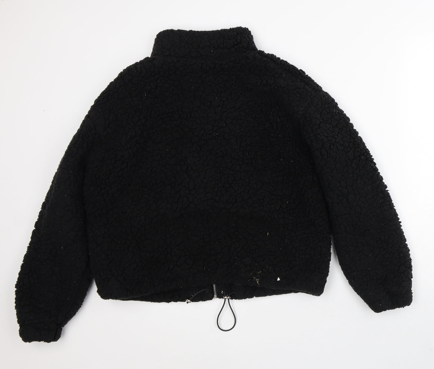 New Look Womens Black Jacket Size M - Fluffy