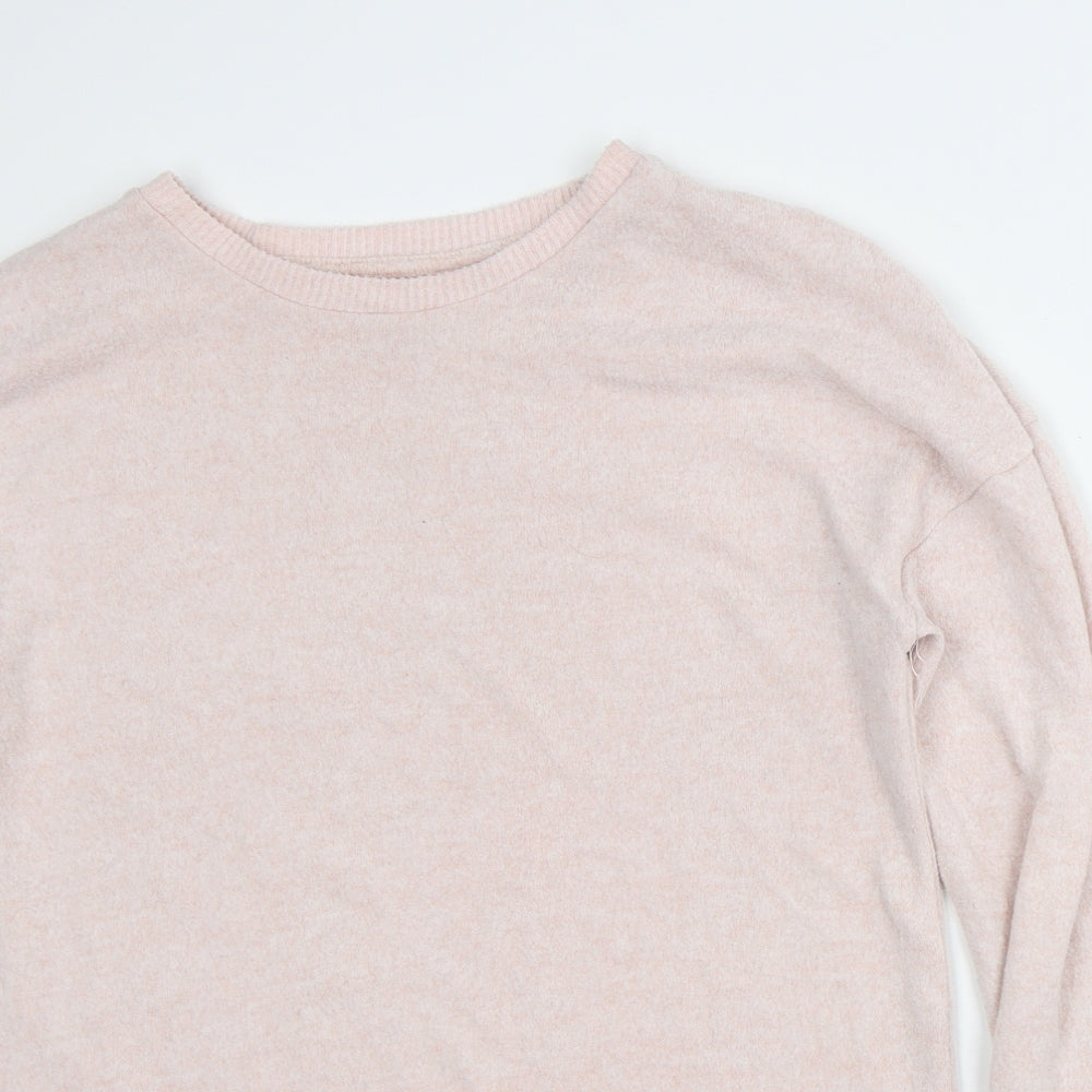 Primark Womens Pink Polyester Pullover Sweatshirt Size S