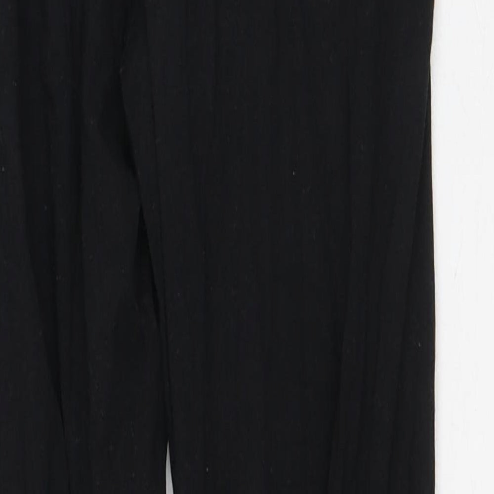 MNG Womens Black Cotton Capri Leggings Size S L27 in