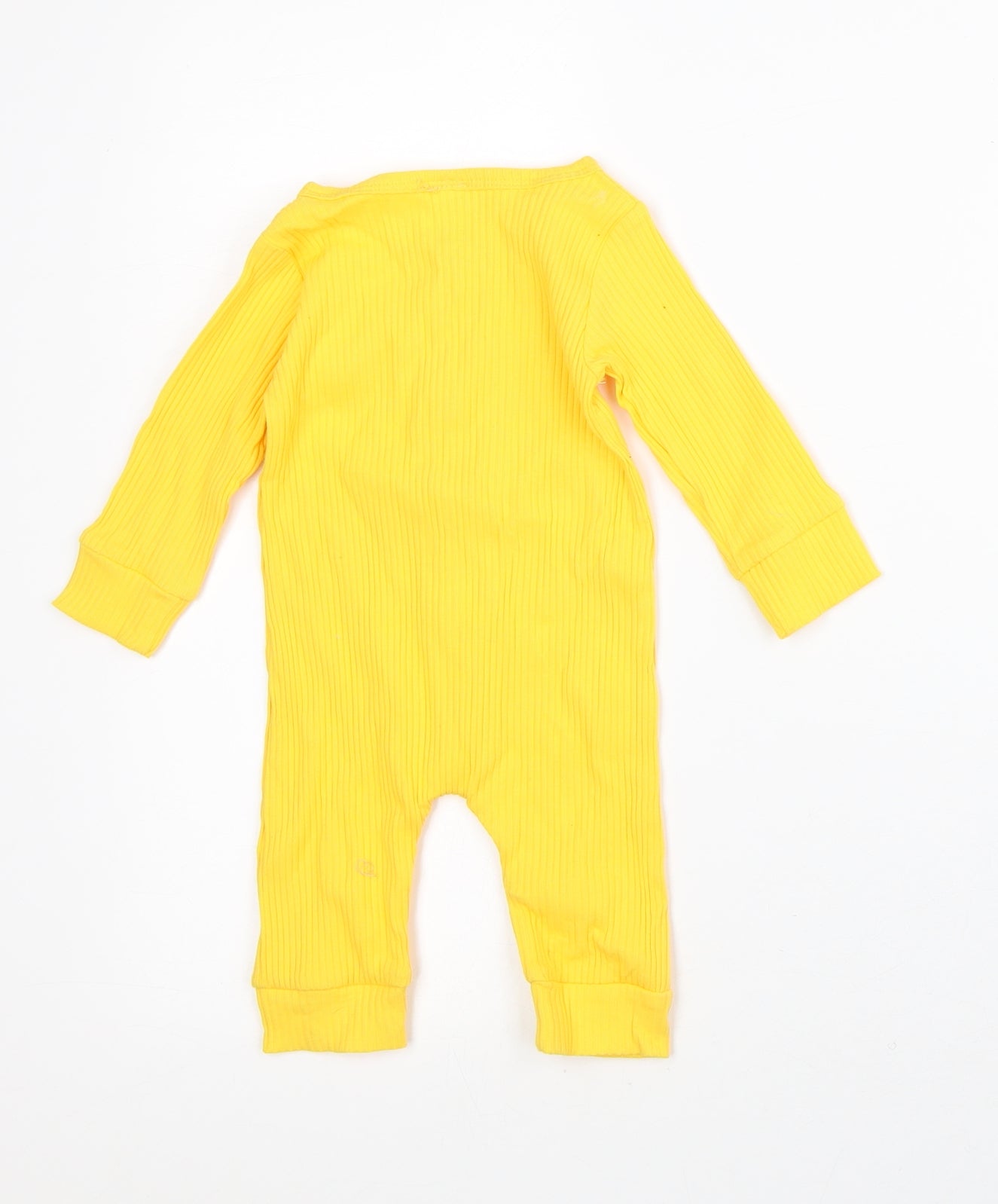 Preworn Yellow Polyester Romper One-Piece Size 3-6 Months