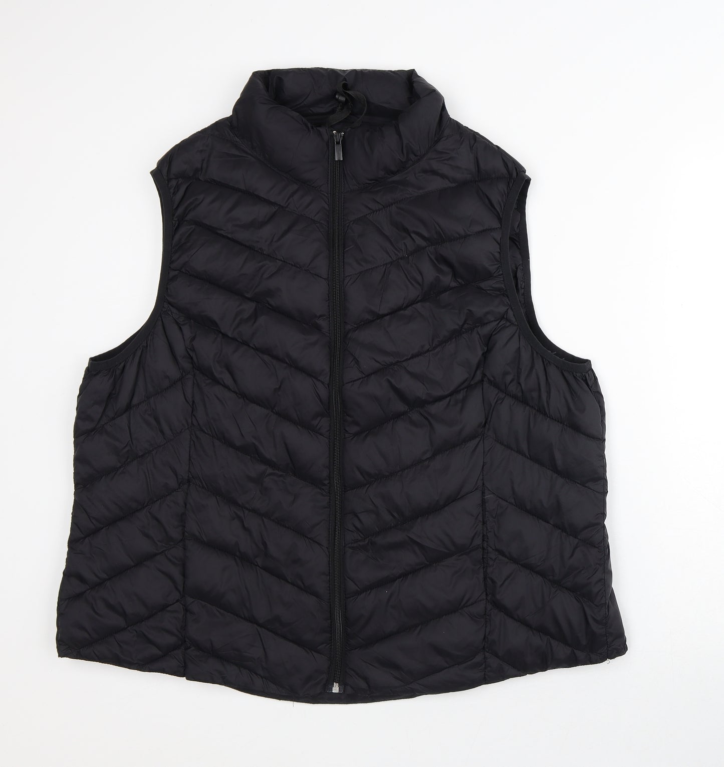 Primark Womens Black Jacket Size 22 - Bodywarmer, Gilet