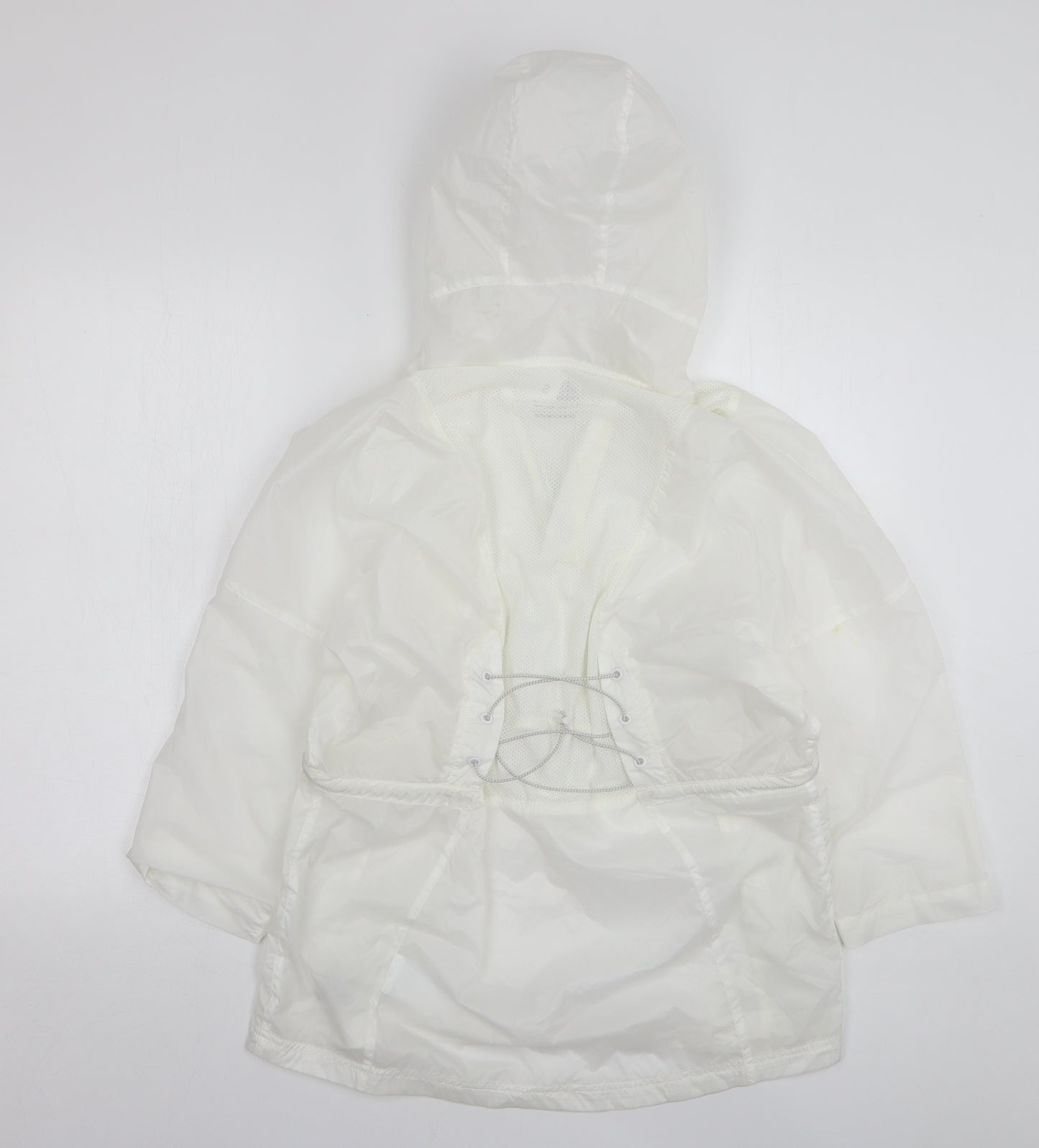 Reebok Womens White Anorak Coat Size 8