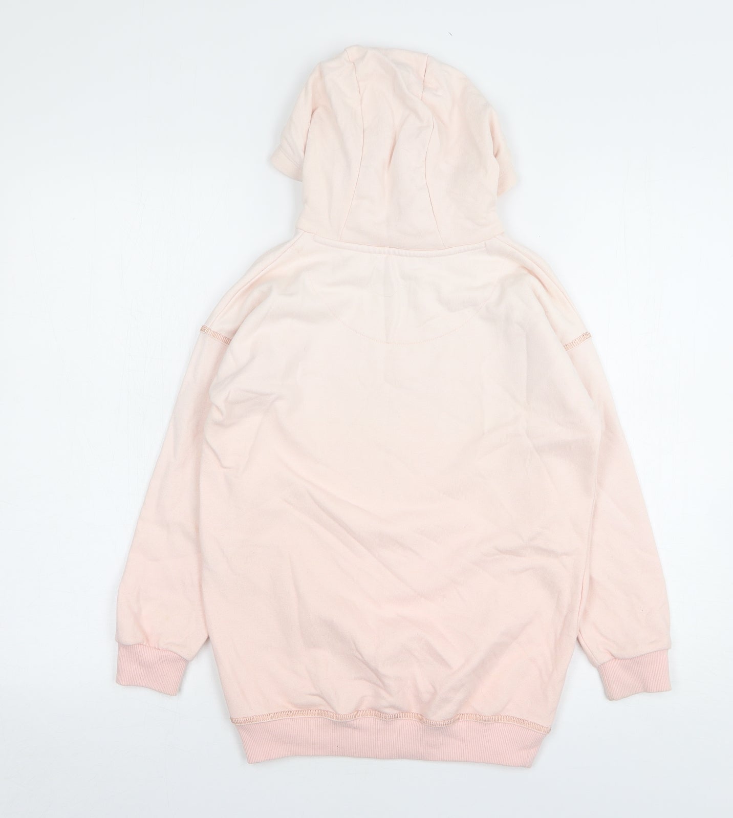 F&F Girls Pink Cotton Pullover Hoodie Size 8-9 Years - Unicorn