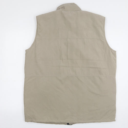 Jackdaw Mens Beige Gilet Jacket Size L