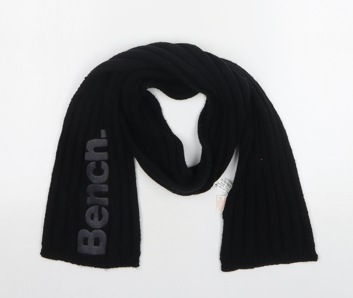 Bench Unisex Black Acrylic Scarf Size Regular