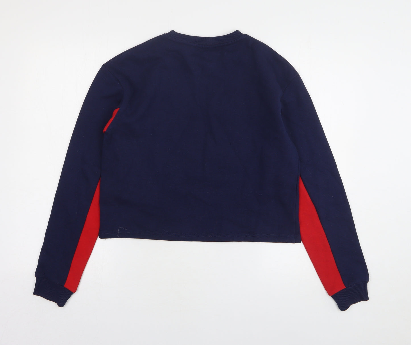 FILA Womens Blue Polyester Pullover Sweatshirt Size S