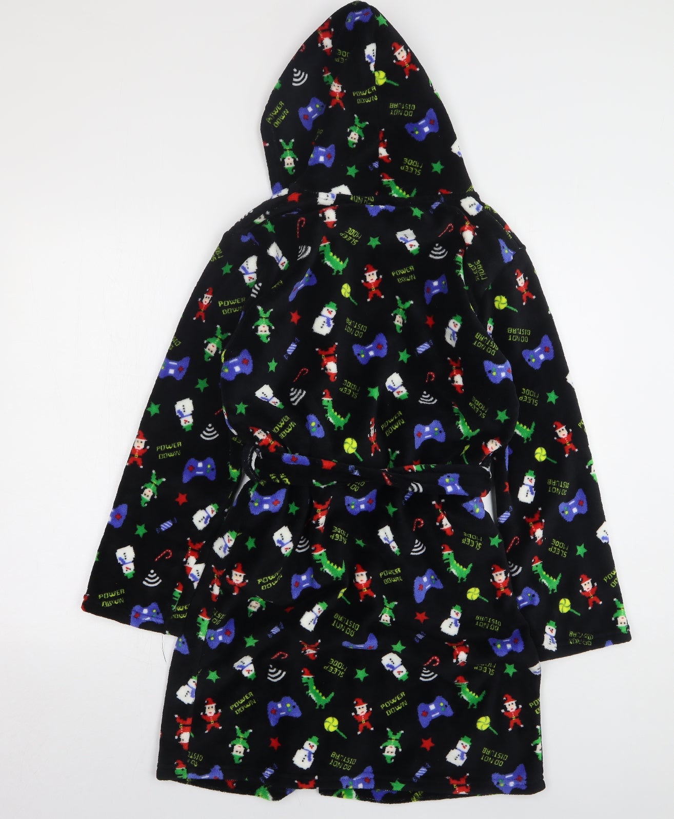 Studio Boys Multicoloured Geometric Polyester Gown Size 12-13 Years Tie - Christmas