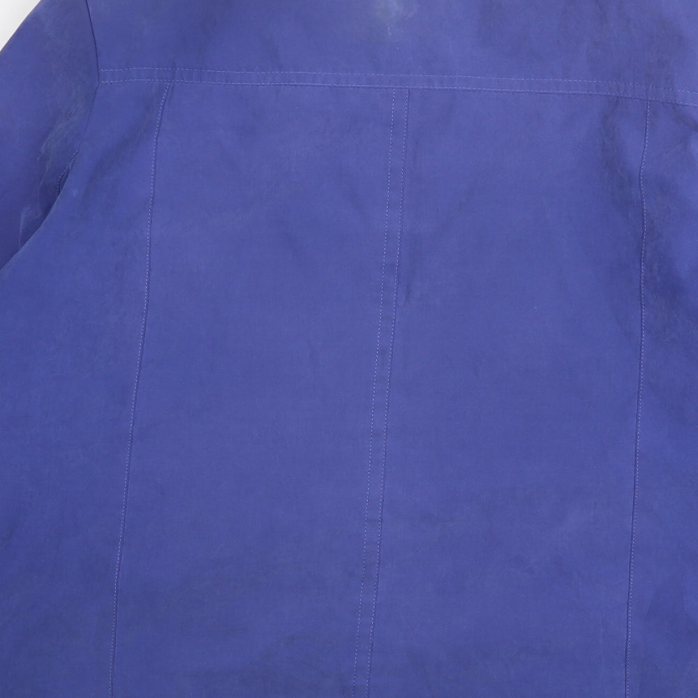 EWM Womens Blue Parka Coat Size 20