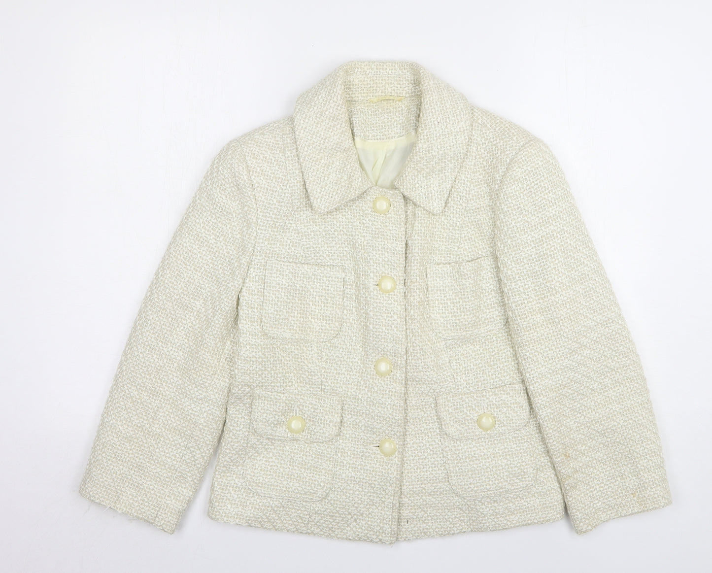 F&F Womens Beige Jacket Size 12
