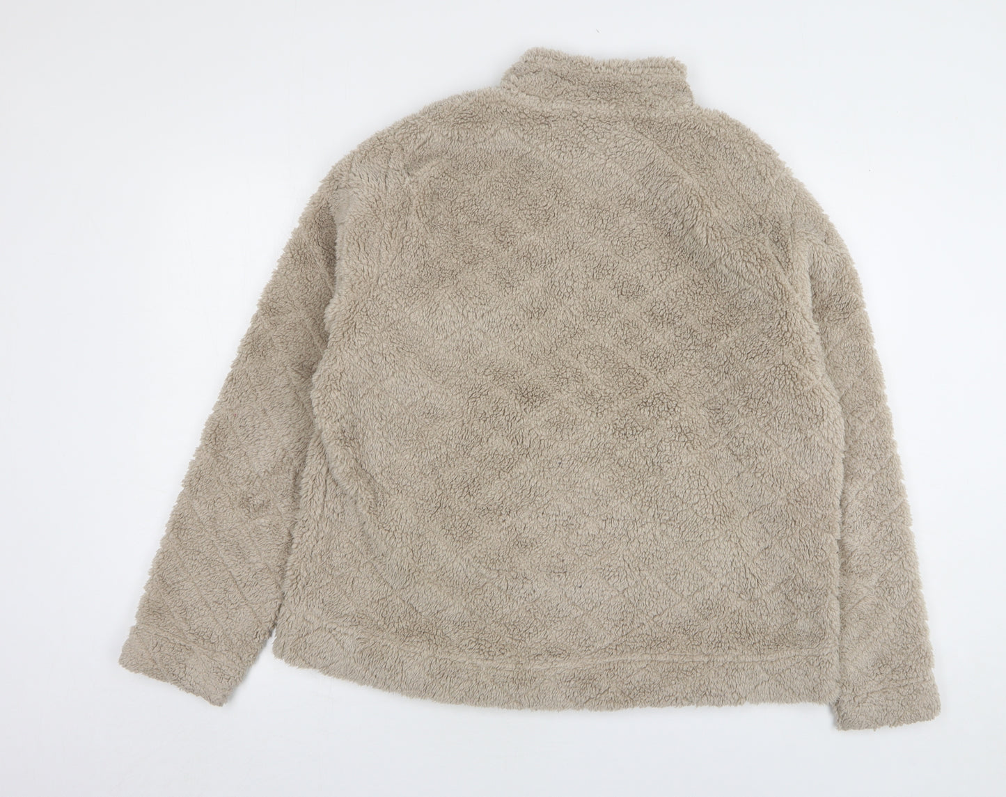 Weird Fish Womens Beige Polyester Pullover Sweatshirt Size 18