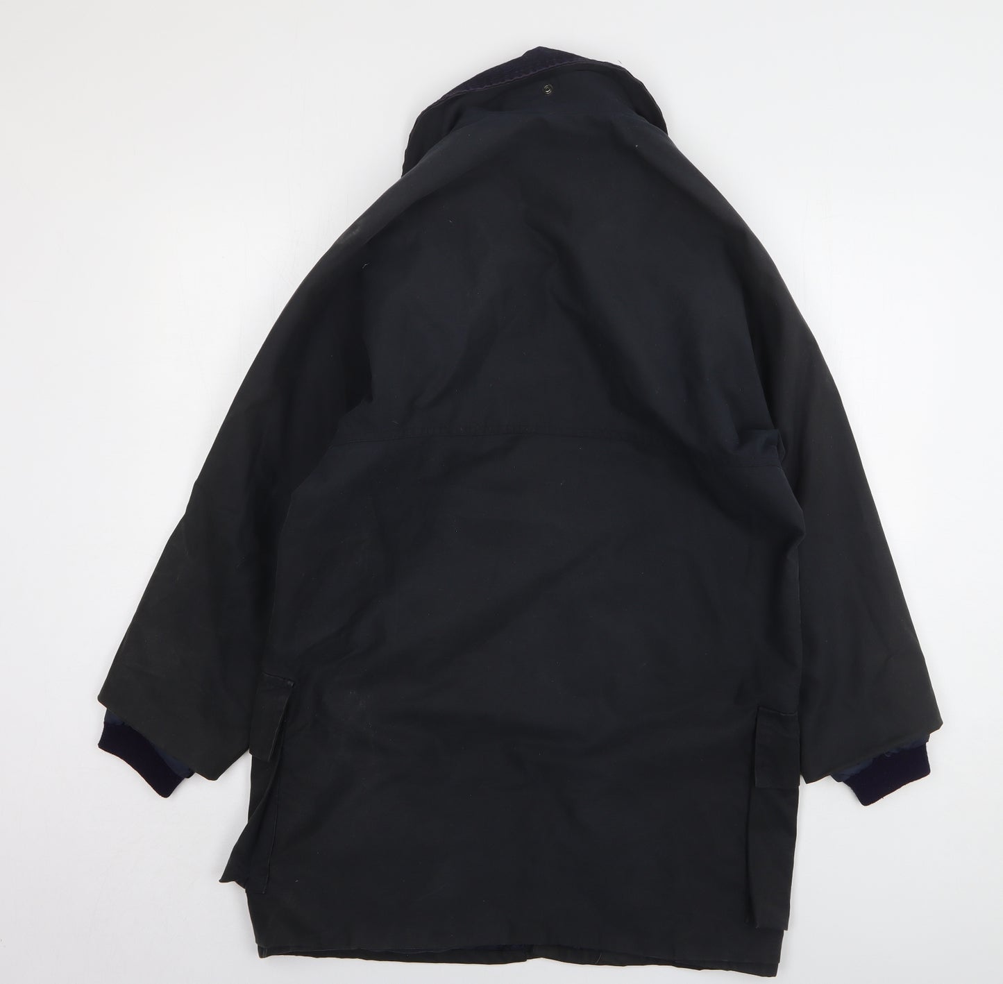 Antartex Mens Blue Parka Coat Size S