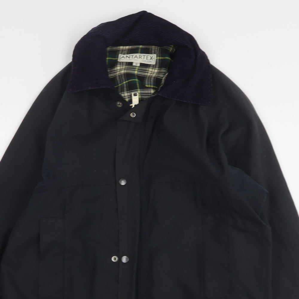 Antartex Mens Blue Parka Coat Size S