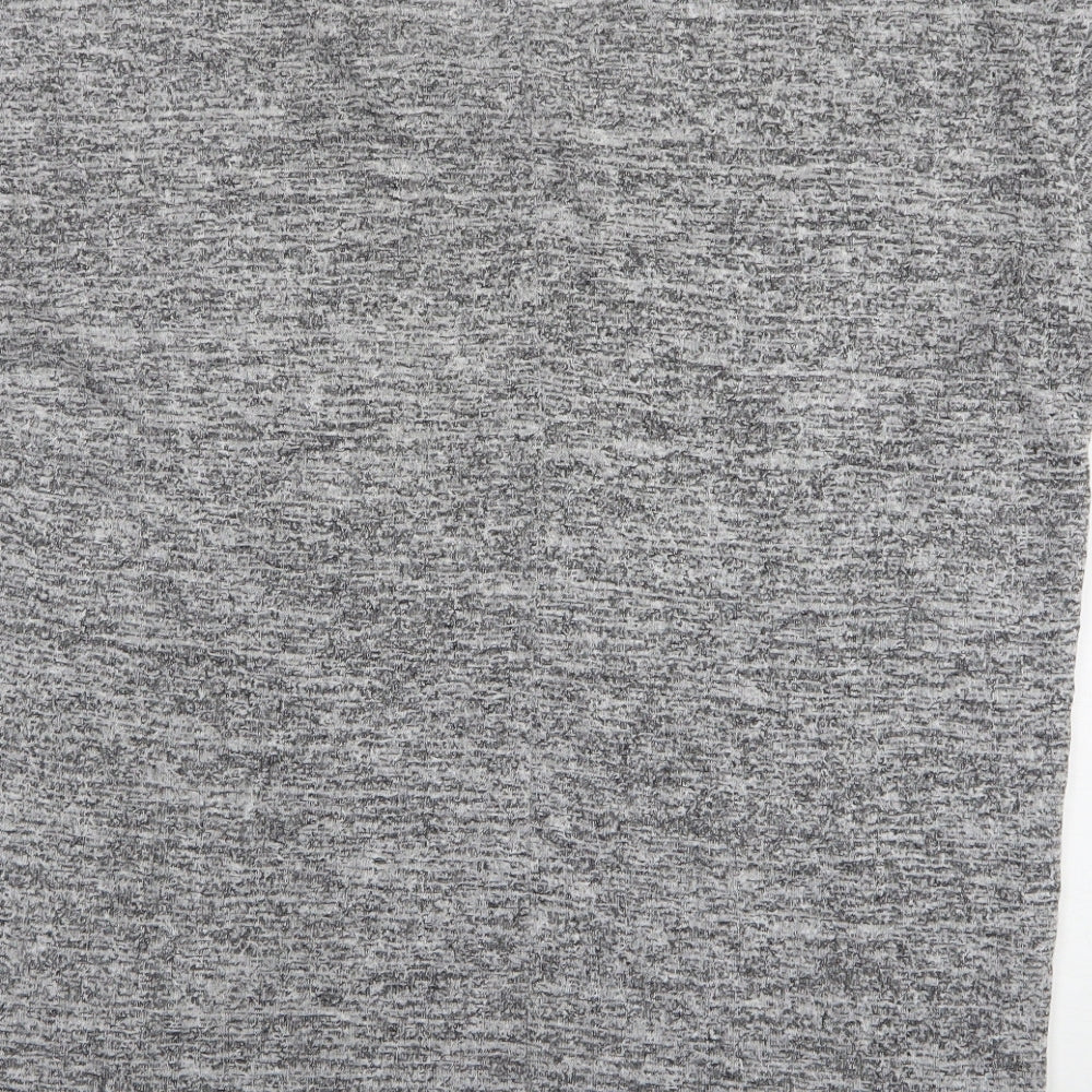 Atmosphere Womens Grey Viscose Basic T-Shirt Size 8 Round Neck