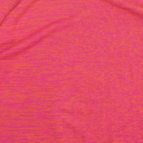 Simply Be Womens Pink Round Neck Geometric Acrylic Pullover Jumper Size 20