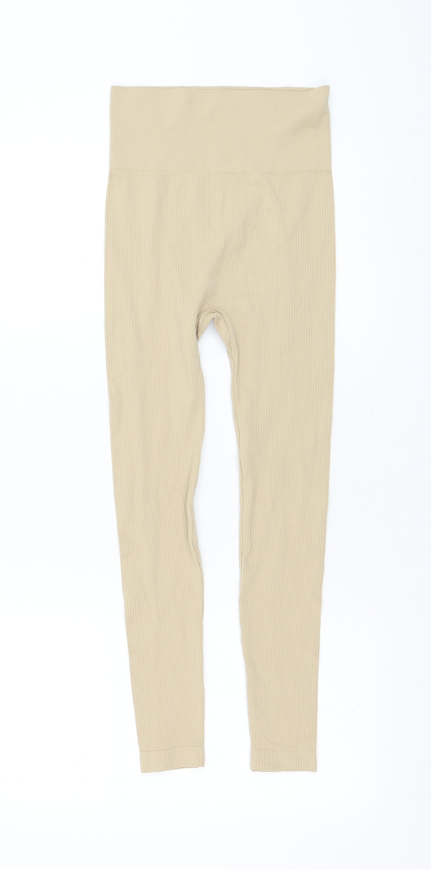 Saison Nandi Womens Brown Polyamide Compression Leggings Size S L22 in Regular Pullover