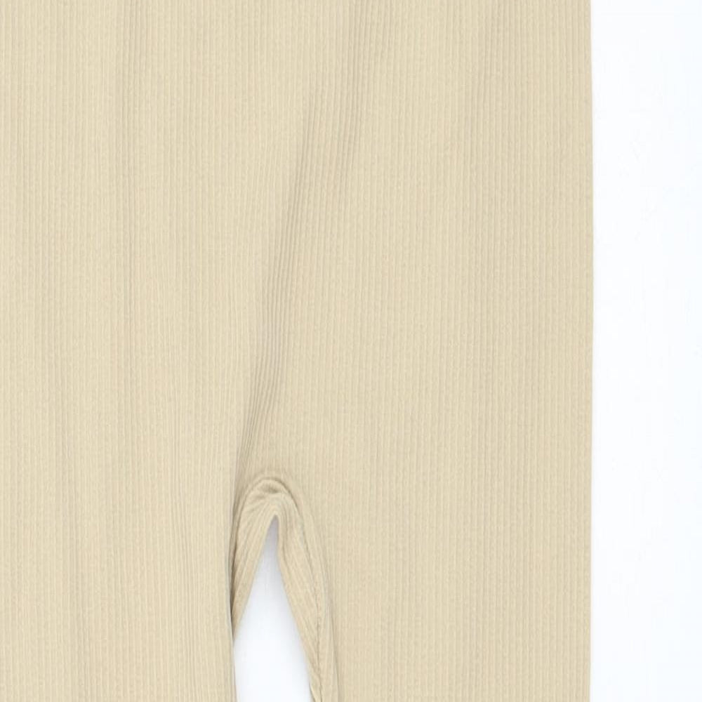 Saison Nandi Womens Brown Polyamide Compression Leggings Size S L22 in Regular Pullover