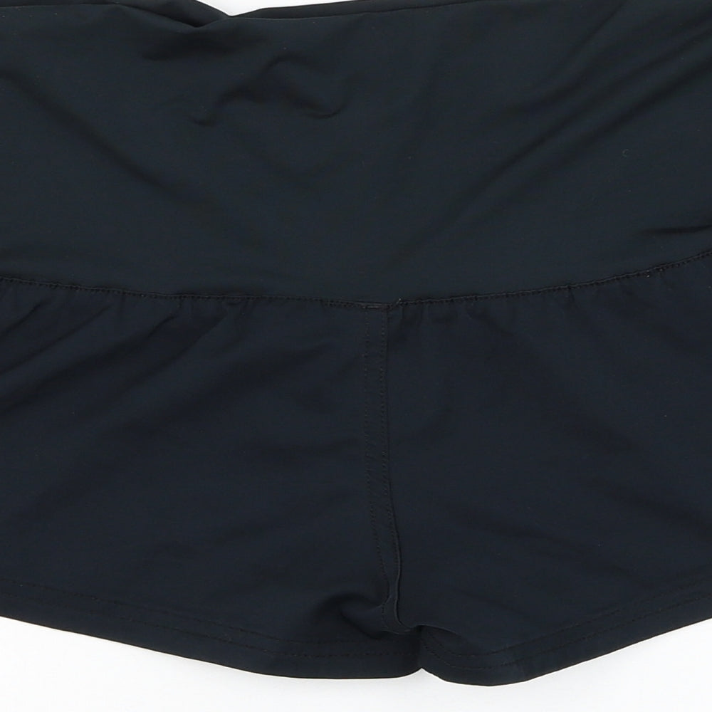 ROXY Womens Black Polyester Athletic Shorts Size XS L3 in Regular