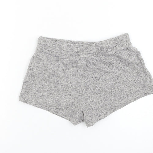 Atmosphere Womens Grey Cotton Sweat Shorts Size 4 L3 in Regular Pull On