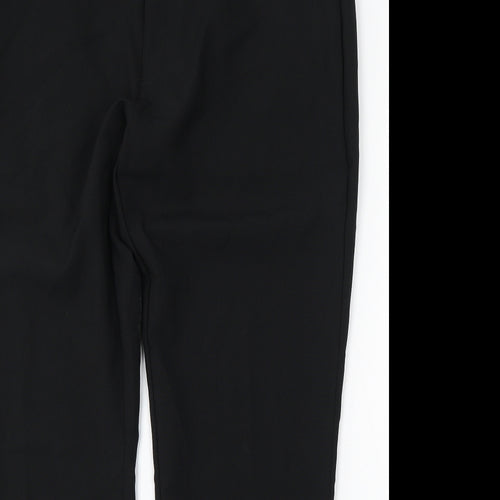 NEXT Womens Black Polyester Trousers Size 38 L31 in Regular